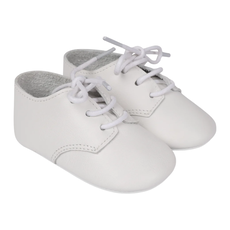 OOMPHIES AUGUST CRIB WHITE LEATHER