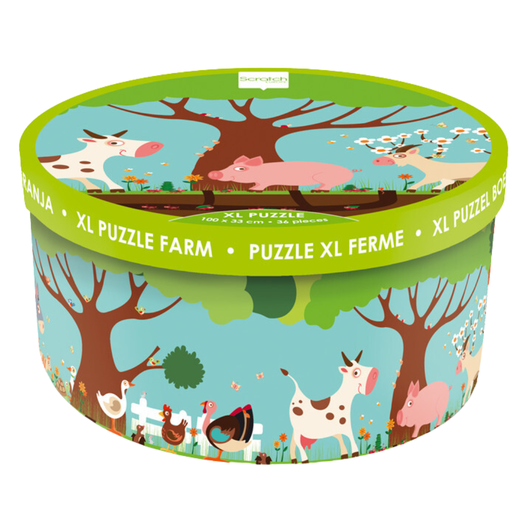 VIKING TOYS FLOOR PUZZLE-FARM 36 PCS