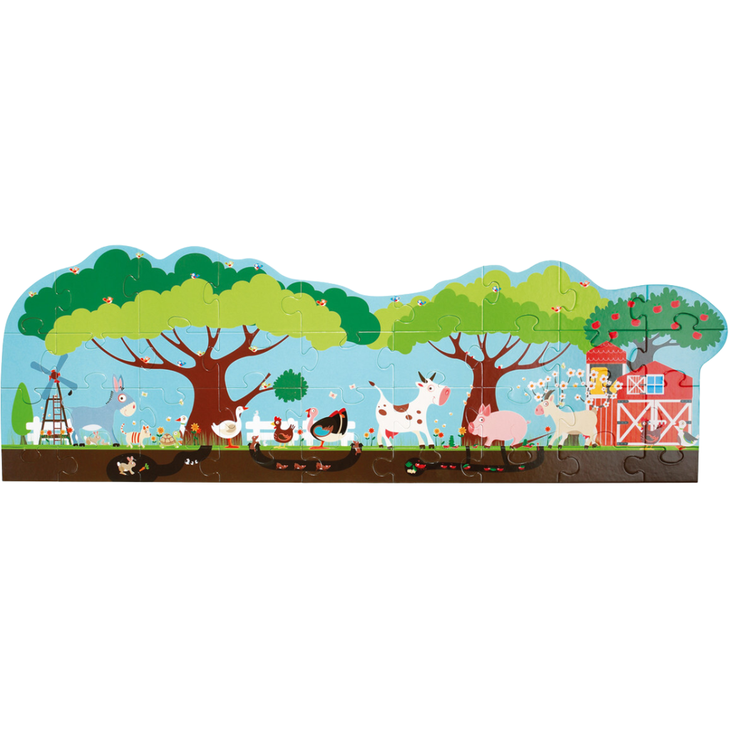 VIKING TOYS FLOOR PUZZLE-FARM 36 PCS