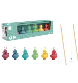 VIKING TOYS FISHING DUCKS SET OF 6 CORAL REEF