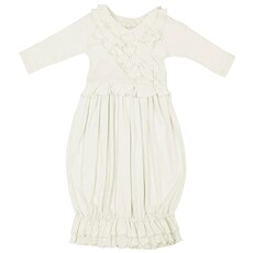 LEMON LOVES LAYETTE JENNA GOWN W/BIJOU HAT