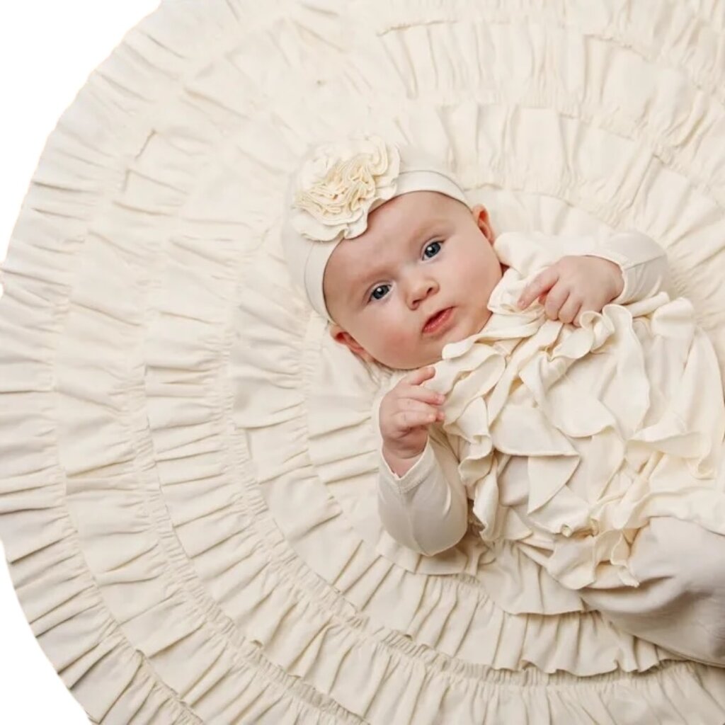 LEMON LOVES LAYETTE JENNA GOWN W/BIJOU HAT