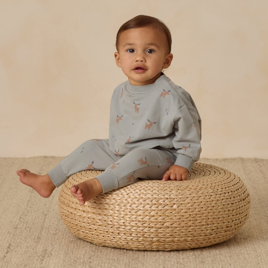 QUINCY MAE RELAXED SWEATSHIRT W/SWEATPANTS| MOOSE