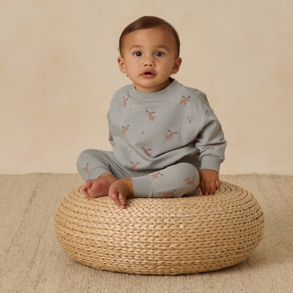 QUINCY MAE RELAXED SWEATSHIRT W/SWEATPANTS| MOOSE