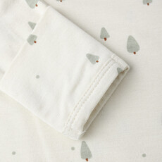 QUINCY MAE BAMBOO BABY GOWN + HAT SET || TREES