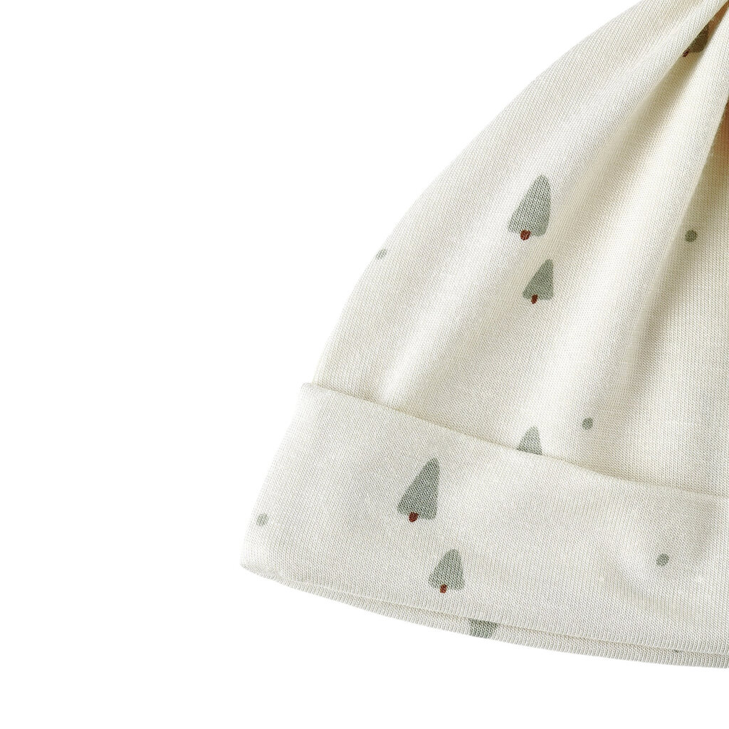 QUINCY MAE BAMBOO BABY GOWN + HAT SET || TREES