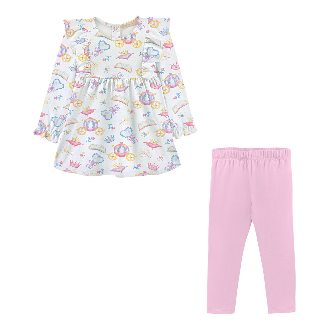 BABY CLUB CHIC once upon a time ruffled leggings set