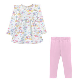 BABY CLUB CHIC once upon a time ruffled leggings set