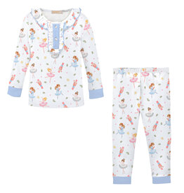 BABY CLUB CHIC pink nutcracker printed kid set