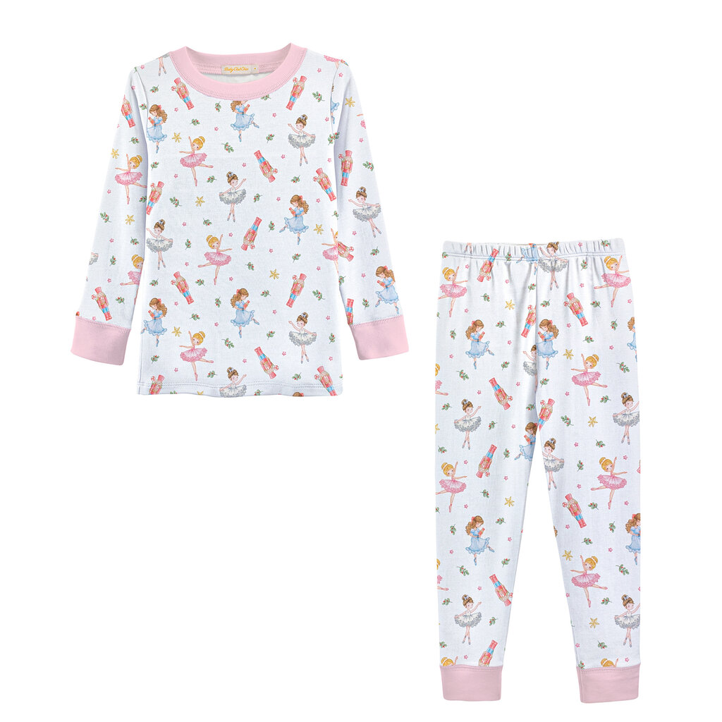 BABY CLUB CHIC pink nutcracker printed kid set