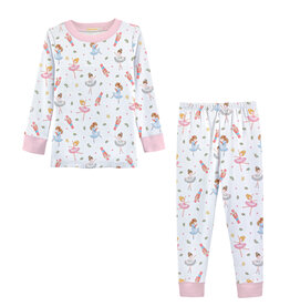 BABY CLUB CHIC pink nutcracker printed kid set