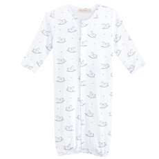 BABY CLUB CHIC tiny rocking horse printed conv.  gown