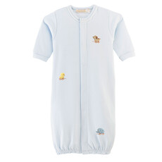 BABY CLUB CHIC sweet toys conv. gown w/ piping trim