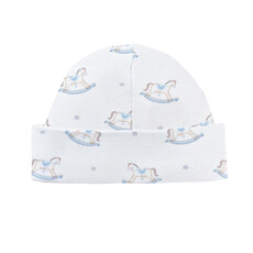 BABY CLUB CHIC tiny rocking horse printed round hat