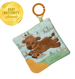 MARY MEYER HETTY HIGHLAND COW CRINKLE TEETHER