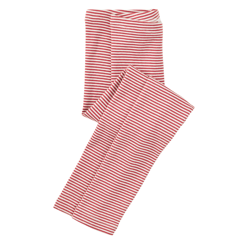 Girl's Striped Leggings Orchid Mauve