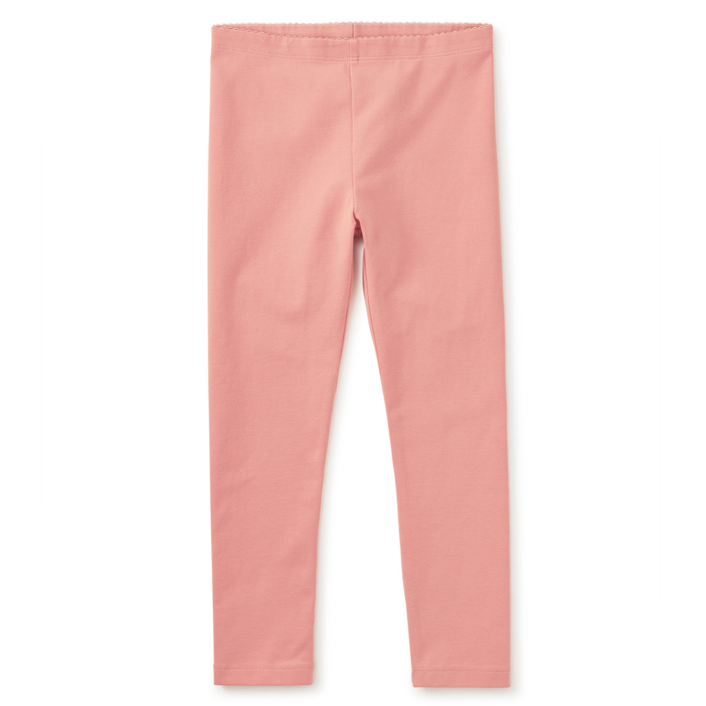 Girl's Solid Leggings Dusty Coral