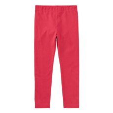 Girl's Solid Leggings-Astible Pink