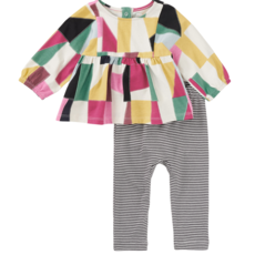 Boho Top w/Pants Set-Pojagi Patchwork