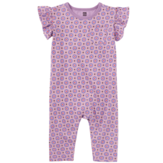 Ruffle Sleeve Romper-Korean Tiles