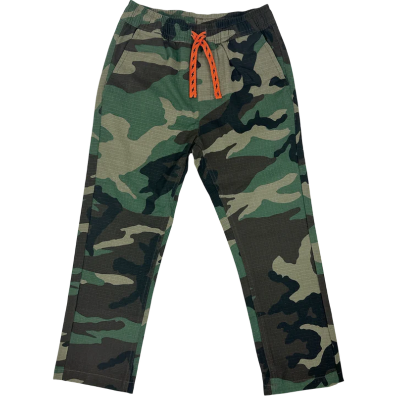 TINY WHALES INC "PROVISIONS" CHINO PANTS CAMO RIPSTOP