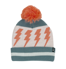 TINY WHALES INC "RAD POWERS" BEANIE-NATURAL/LAKE