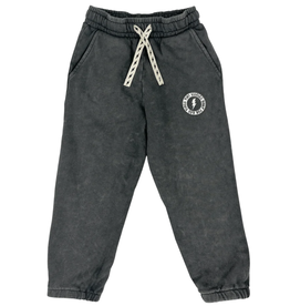 TINY WHALES INC "ROAD TRIP" SWEATPANTS MINERAL BLACK