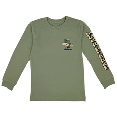 TINY WHALES INC "TAKE IT EASY" L/S SHIRT PINE