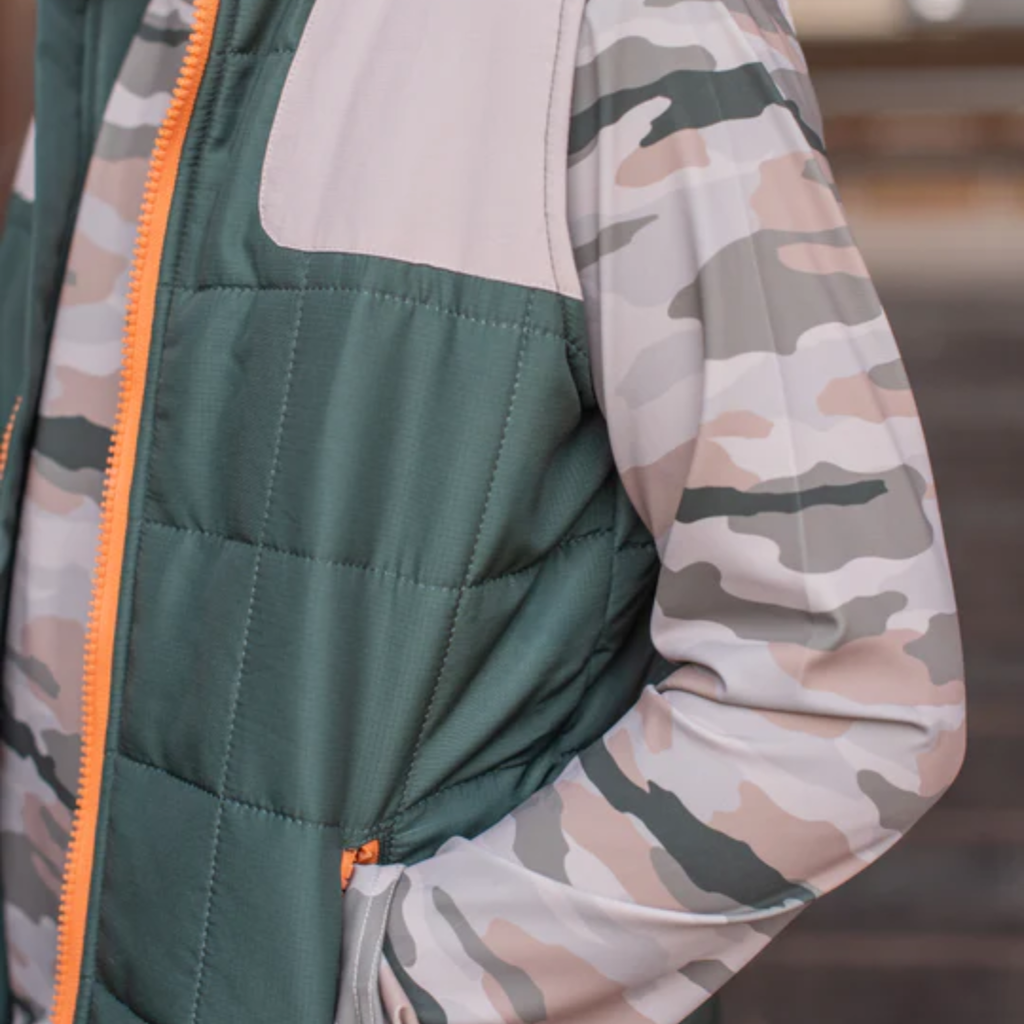 GREEN/KHAKI CLASSIC CAMO VEST