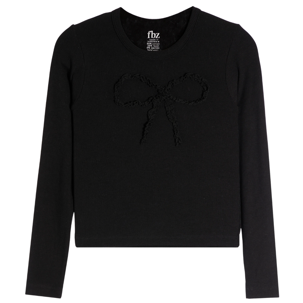 FLOWERS BY ZOE GIRL'S BLACK TOP
