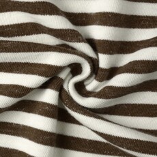 Rylee + Cru Inc. HENLEY JUMPSUIT || BROWN STRIPE