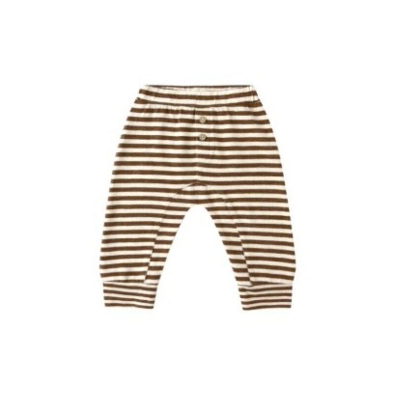 Rylee + Cru Inc. BABY CRU PANT || BROWN STRIPE