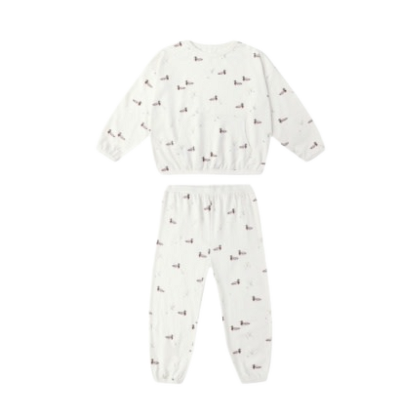 Rylee + Cru Inc. RELAXED SET || DUCKS