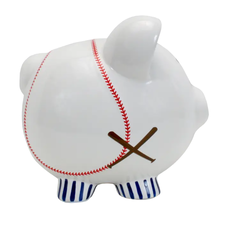 CHILD TO CHERISH Baseball  Piggy Bank