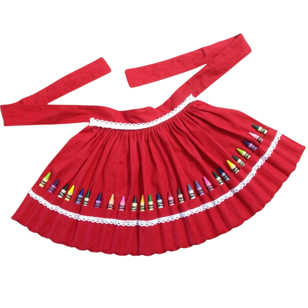 CHILD TO CHERISH Boxed Crayon Apron