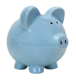 CHILD TO CHERISH Large Piggy Bank Blue