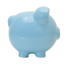CHILD TO CHERISH Large Piggy Bank Blue