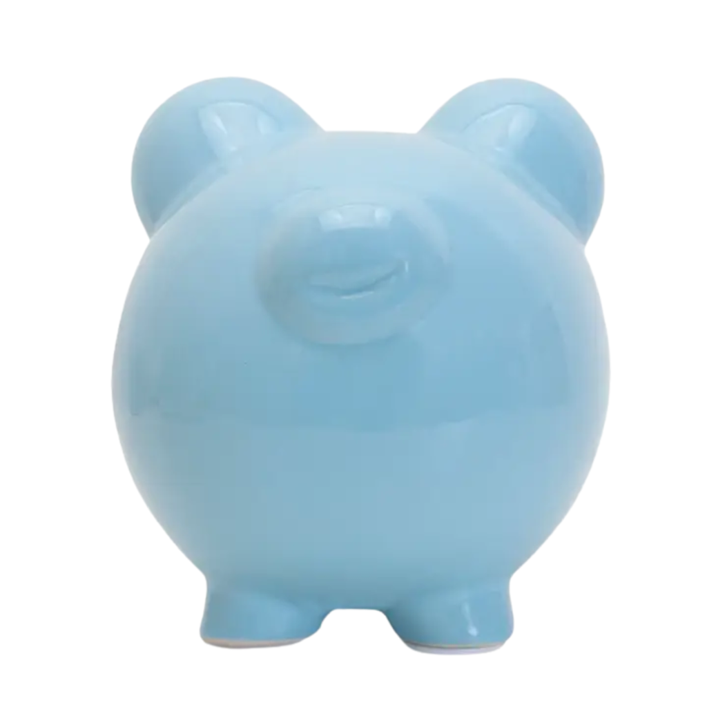 CHILD TO CHERISH Large Piggy Bank Blue