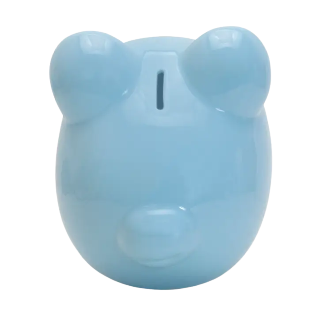 CHILD TO CHERISH Large Piggy Bank Blue