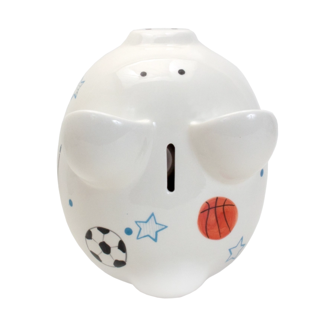 CHILD TO CHERISH Sports Paper Star Piggy Bank