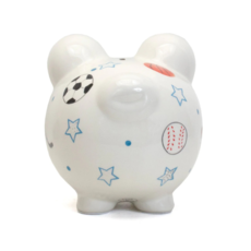 CHILD TO CHERISH Sports Paper Star Piggy Bank