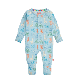 Magnetic  Me BLUE PARTY ANIMALS GLOW  DARK MODAL FOOTIE