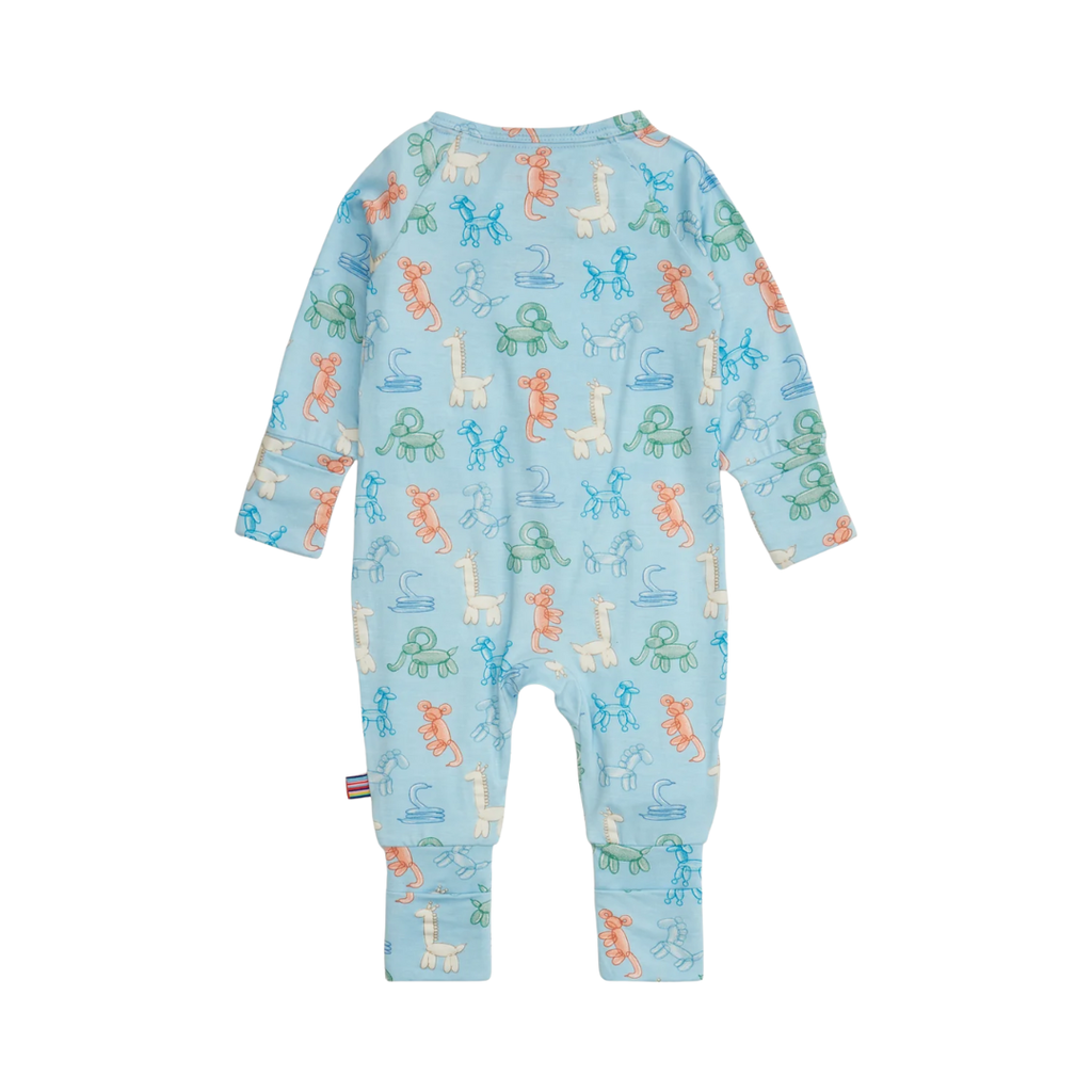 Magnetic  Me BLUE PARTY ANIMALS GLOW  DARK MODAL FOOTIE