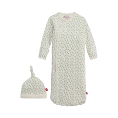 Magnetic  Me ELOISE ORGANIC COTTON GOWN + HAT