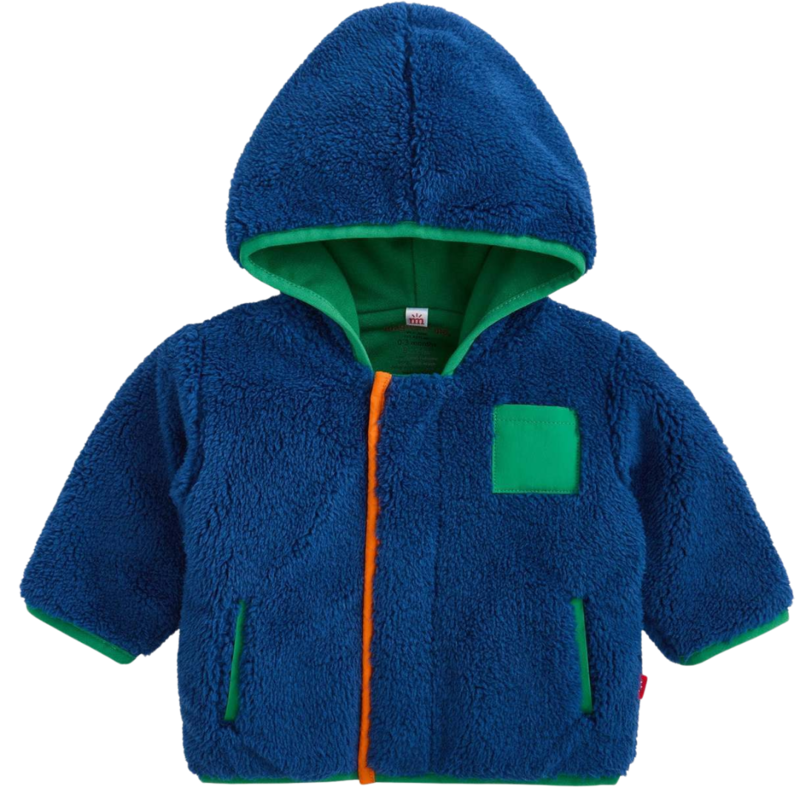Magnetic  Me HUDSON BAY SHERPA BOYS JACKET W/ STRIPE RIB
