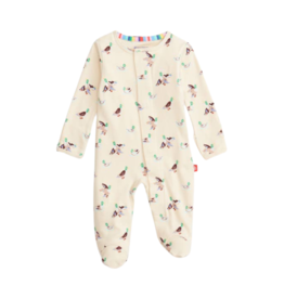 Magnetic  Me QUACK ME UP ORGANIC COTTON FOOTIE