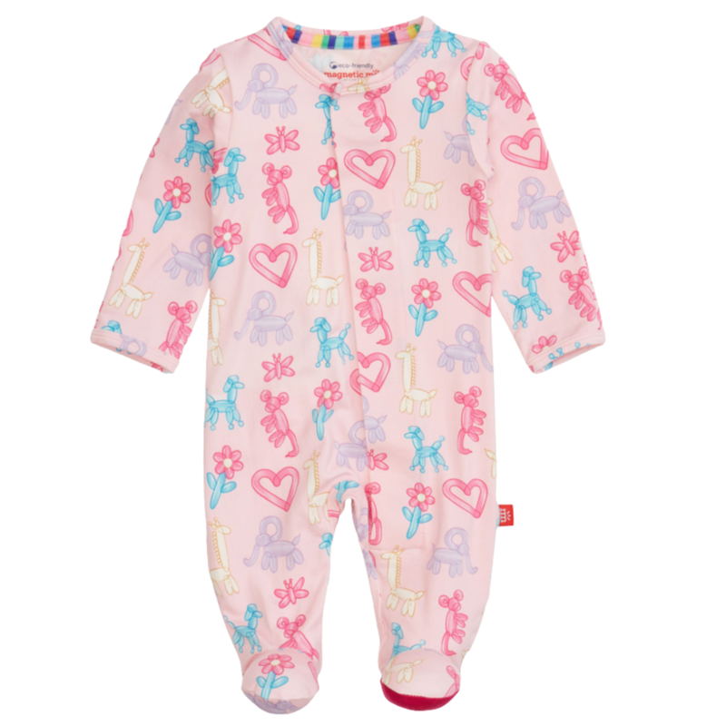 Magnetic  Me PINK PARTY ANIMALS GLOW IN THE DARK MOD FOOT