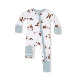 ANGEL DEAR Baby Beavers - 2 Way Zipper Romper