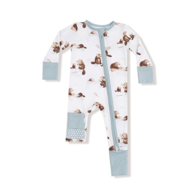 ANGEL DEAR Baby Beavers - 2 Way Zipper Romper