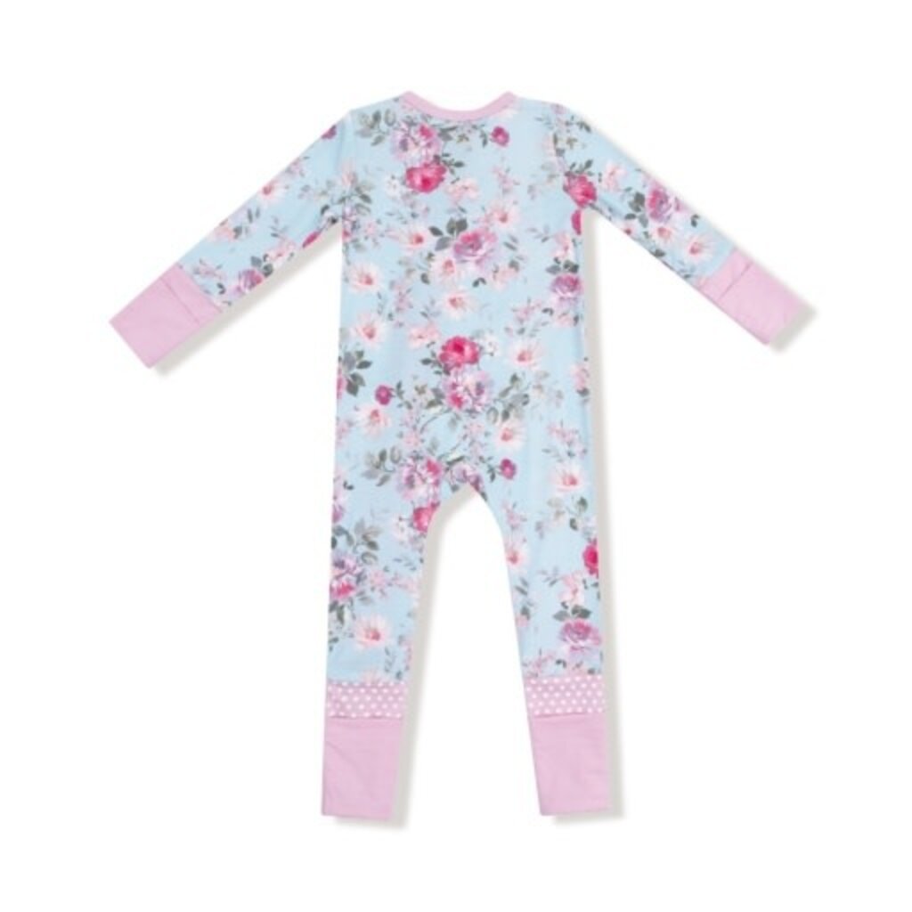 ANGEL DEAR Charlotte Floral - 2  Way Zipper Romper